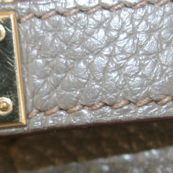 HERMES BIRKIN 35 ETAIN CLUB CLEMENCE-3 COLOR PERMABRASS HARDWARE-100% AUTHENTIC - Picture 11 of 15